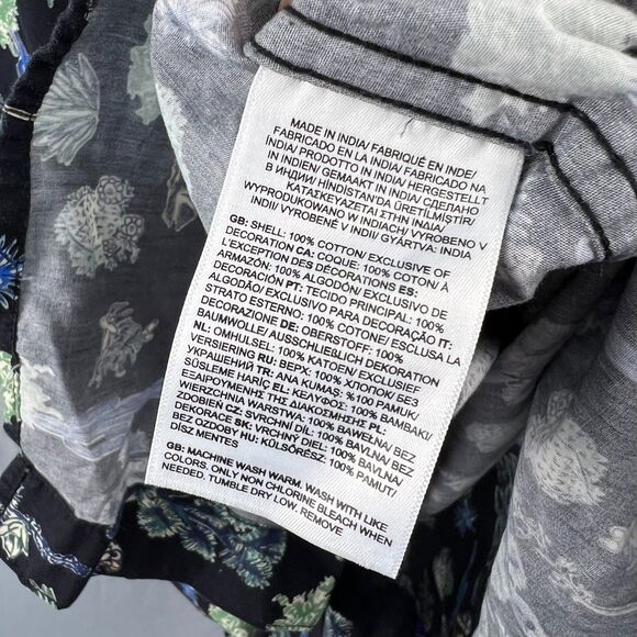 The North Face Men's 100% Cotton Bay trail Button Down Shirt Size L - Picture 3 of 7